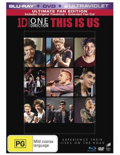 This Is Us - One Direction - Elokuva - SONY MUSIC ENTERTAINMENT - 9317731103940 - tiistai 1. lokakuuta 2013