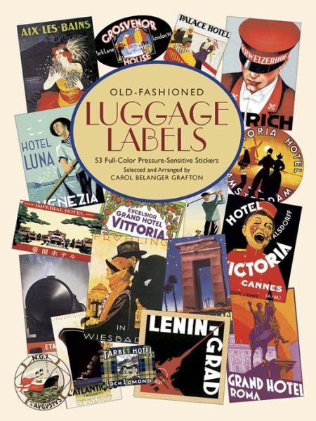Cover for Carol Belanger Grafton · Old-Fashioned Luggage Labels - Dover Stickers (MERCH) (2002)