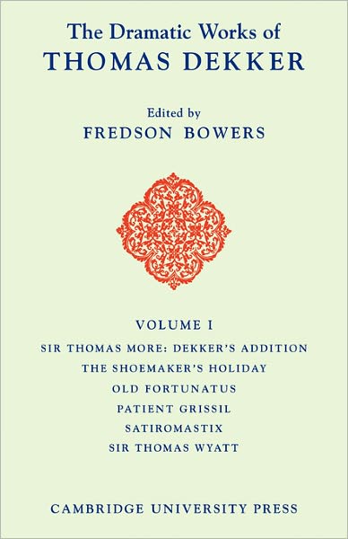 Cover for Thomas Dekker · The Dramatic Works of Thomas Dekker - The Dramatic Works of Thomas Dekker 8 Volume Paperback Set (Paperback Book) (2009)