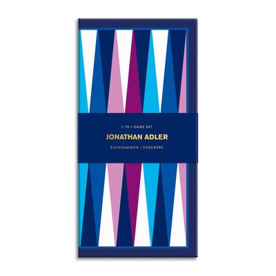 Jonathan Adler 2-in-1 Travel Game Set - Galison - Bordspel - Galison - 9780735365940 - 25 augustus 2020
