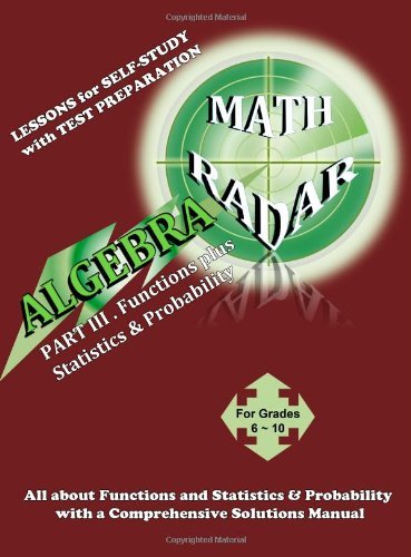 Algebra-functions Plus Statistics & Probability - Aejeong Kang - Livros - MathRadar - 9780989368940 - 3 de maio de 2013