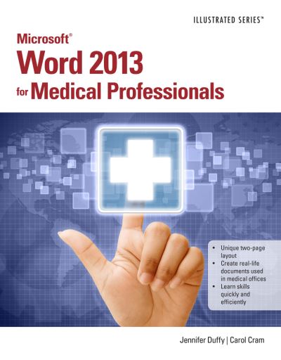 Cover for Cram, Carol (Capilano College) · Microsoft (R) Word 2013 for Medical Professionals (Paperback Book) [New edition] (2014)