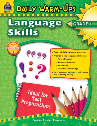 Cover for Mary Rosenberg · Daily Warm-ups: Language Skills Grade 4 (Paperback Book) [Csm edition] (2009)