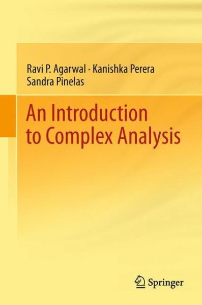 Cover for Ravi P. Agarwal · An Introduction to Complex Analysis (Gebundenes Buch) (2011)