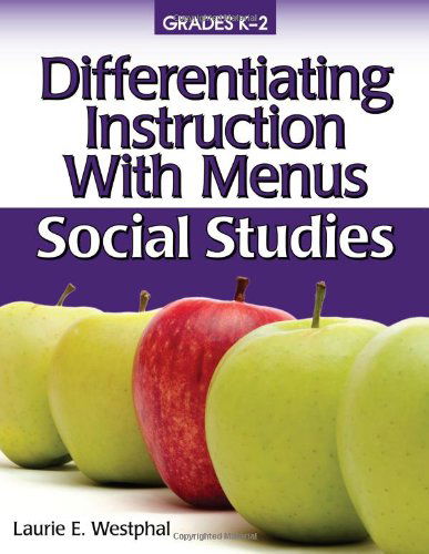 Cover for Laurie E. Westphal · Differentiating Instruction With Menus: Social Studies (Grades K-2) (Paperback Book) [1st edition] (2010)