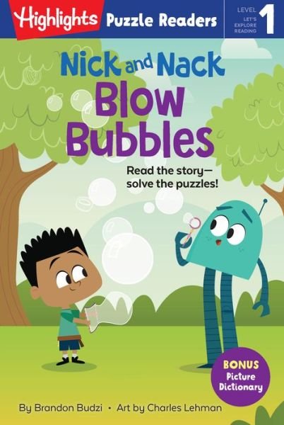 Cover for Brandon Budzi · Nick and Nack Blow Bubbles - Highlights Puzzle Readers (Paperback Book) (2021)