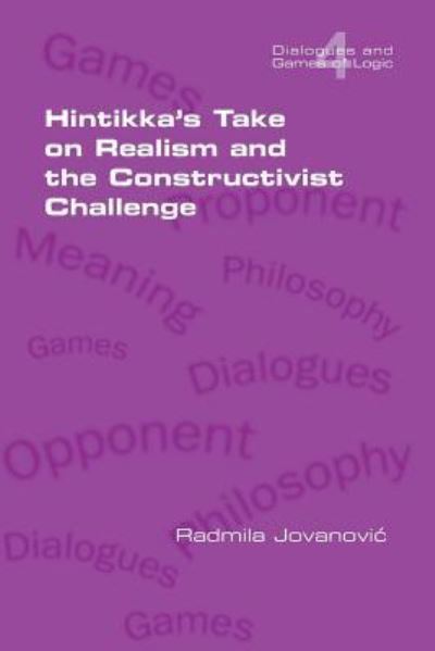 Cover for Radmila Jovanovic · Hintikka's Take on Realism and the Constructivist Challenge (Paperback Book) (2015)