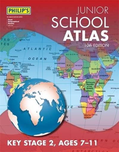 Cover for Philip's Maps · Philip's Junior School Atlas 10th Edition - Philip's World Atlas (Hardcover Book) (2019)