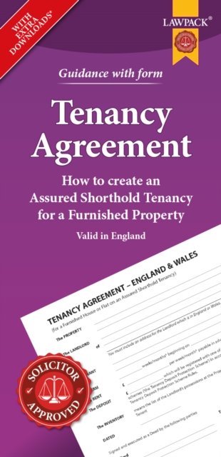 Cover for Furnished Tenancy Agreement Form Pack: How to Create a Tenancy Agreement for a Furnished House or Flat in England or Wales (Paperback Book) [Revised edition] (2023)