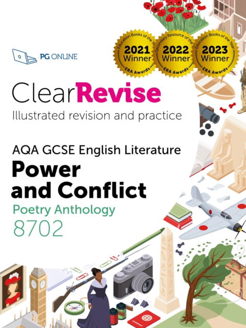 Cover for ClearRevise AQA GCSE English Literature: Power and conflict (Paperback Book) (2024)