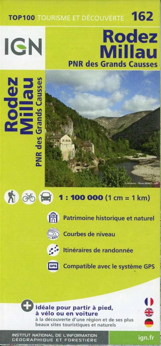 Cover for Ign · IGN TOP100: TOP100: 162 Rodez - Millau (Hardcover bog) (2015)