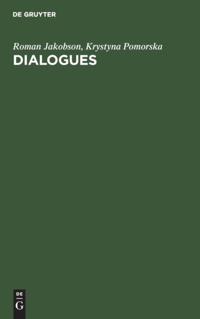 Cover for Roman Jakobson · Dialogues (Innbunden bok) (1983)