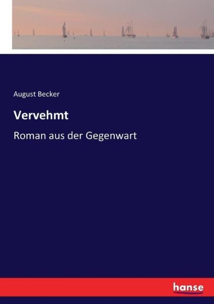 Cover for Becker · Vervehmt (Bok) (2017)
