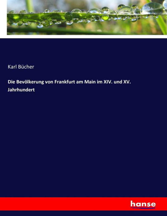 Cover for Bücher · Die Bevölkerung von Frankfurt am (Book) (2017)