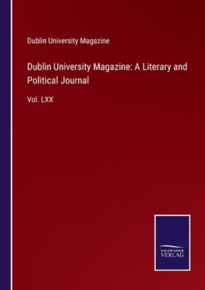 Cover for Dublin University Magazine (Paperback Book) (2021)