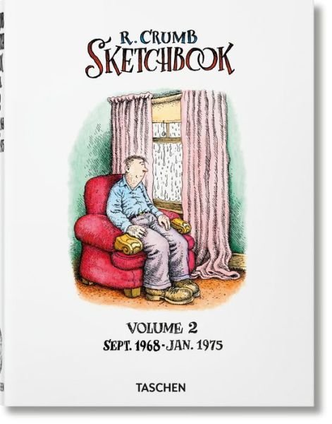 Cover for Dian Hanson · Robert Crumb. Sketchbook Vol. 2. 1968-1975 (Hardcover Book) (2017)
