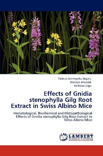 Cover for Kelbessa Urga · Effects of Gnidia Stenophylla Gilg Root Extract in Swiss Albino Mice: Hematological, Biochemical and Histopathological Effects of Gnidia Stenophylla Gilg Root Extract in Swiss Albino Mice (Paperback Book) (2012)