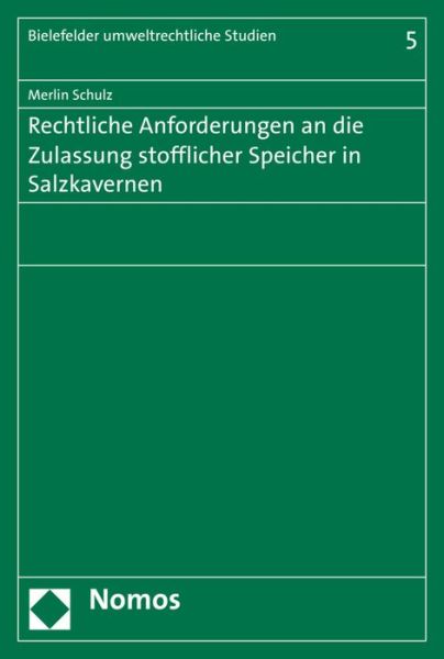 Cover for Schulz · Rechtliche Anforderungen an die (Book) (2016)