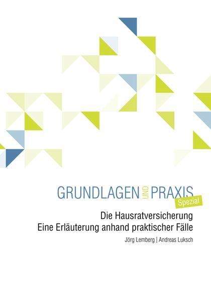 Cover for Lemberg · Die Hausratversicherung (Book)