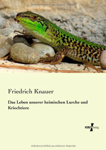 Cover for Friedrich Knauer · Das Leben Unserer Heimischen Lurche Und Kriechtiere (Paperback Book) [German edition] (2019)