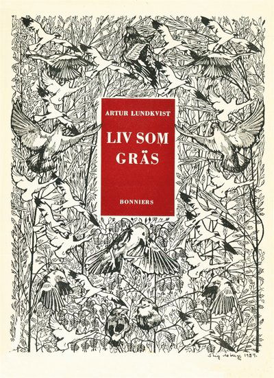 Cover for Artur Lundkvist · Liv som gräs (ePUB) (2017)