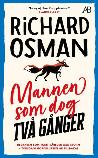 Cover for Richard Osman · Mannen som dog två gånger (Paperback Bog) (2022)