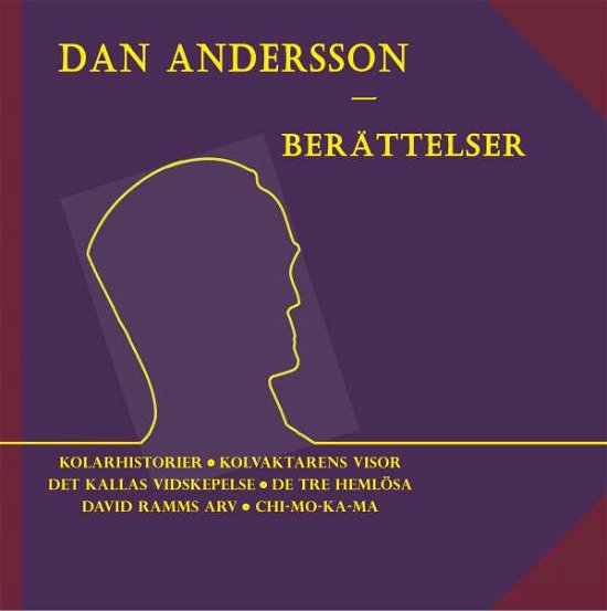 Cover for Dan Andersson · Berättelser (Bound Book) (2019)