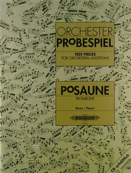 Test Pieces for Orchestral Auditions: Trombone - V/A - Bøger - Edition Peters - 9790014069940 - 12. april 2001