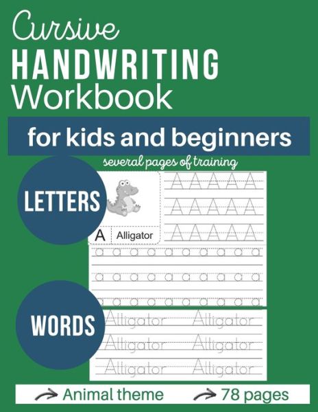 Cursive handwritting workbook for kids and beginners - Mila & Nino - Books - Independently Published - 9798590558940 - January 4, 2021