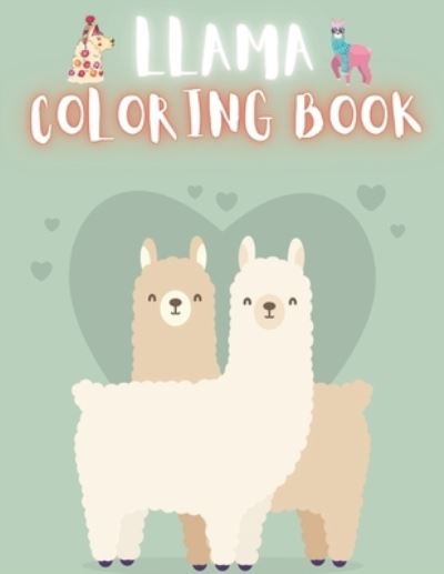 Cover for To The Point · Llama Coloring Book (Paperback Bog) (2020)