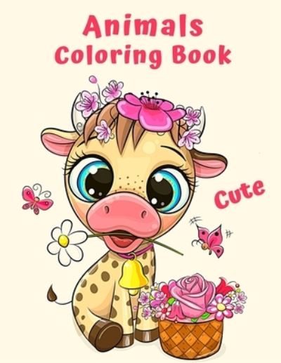 Cover for Coloring Books · Cute Animals Coloring Book (Paperback Book) (2021)