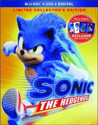 Cover for Sonic the Hedgehog (Blu-ray) (2020)