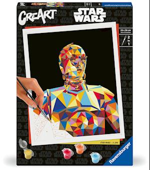 Star Wars CreArt Malen nach Zahlen Malset C-3PO 24 (Leksaker) (2024)