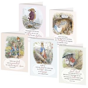 Cover for Beatrix Potter · 5er-set Klappkarten &quot;nostalgische GrÃ¼ÃŸe&quot; (MISC)