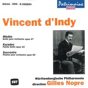Cover for V. D'indy · Medee / Karadec / Souvenirs (CD) (1993)