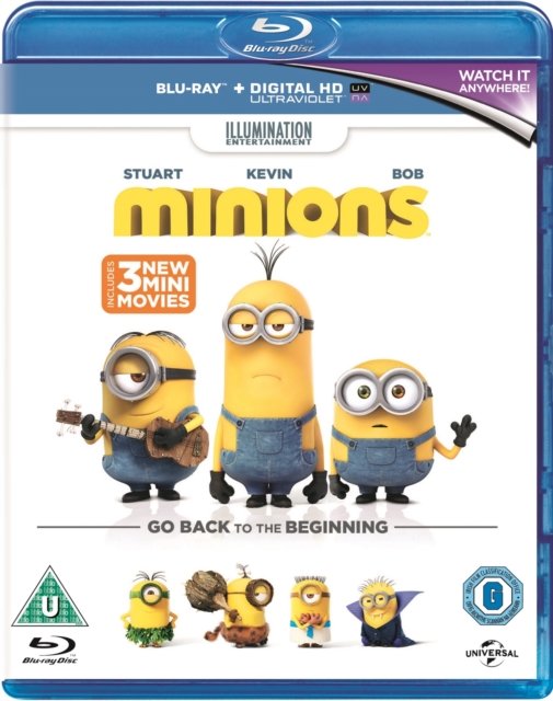 Cover for Fox · Minions (Blu-ray) (2015)