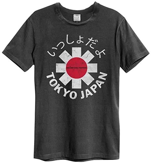 Red Hot Chili Peppers Tokyo Japan Amplified Vintage Charcoal - Red Hot Chili Peppers - Merchandise - AMPLIFIED - 5054488307941 - July 1, 2020
