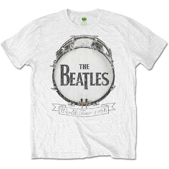 Cover for The Beatles · The Beatles Unisex T-Shirt: World Tour 1966 (T-shirt) [size XL] [White - Unisex edition]