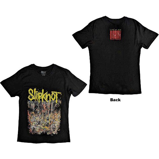 Cover for Slipknot · Slipknot Unisex T-Shirt: Live at MSG (Back Print) (T-shirt) [size S]