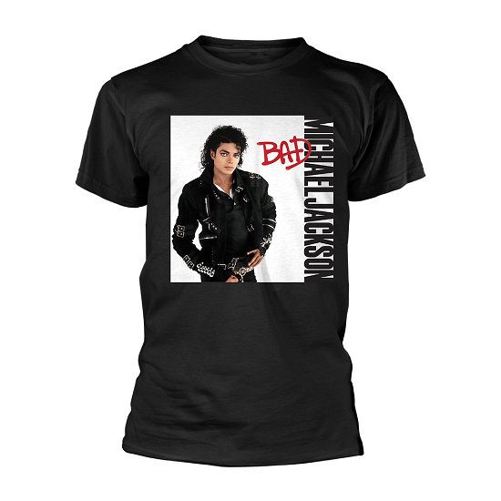 Cover for Michael Jackson · Bad (Black) (T-shirt) [size S] [Black edition] (2018)
