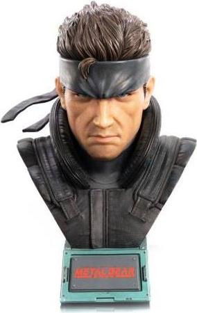 First4Figures Metal Gear Solid Solid Snake GrandScale Bust RESIN Statue Figures - First4Figures Metal Gear Solid Solid Snake GrandScale Bust RESIN Statue Figures - Produtos - - 5060316625941 -