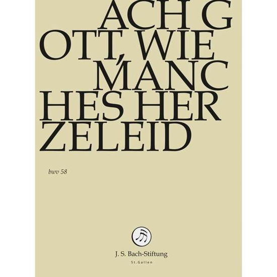 Cover for J.S. Bach-Stiftung / Lutz,Rudolf · Ach Gott, wie manches Herzeleid (DVD) (2016)
