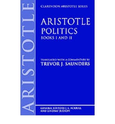Cover for Aristotle · Politics: Books I and II - Clarendon Aristotle Series (Paperback Bog) (1995)