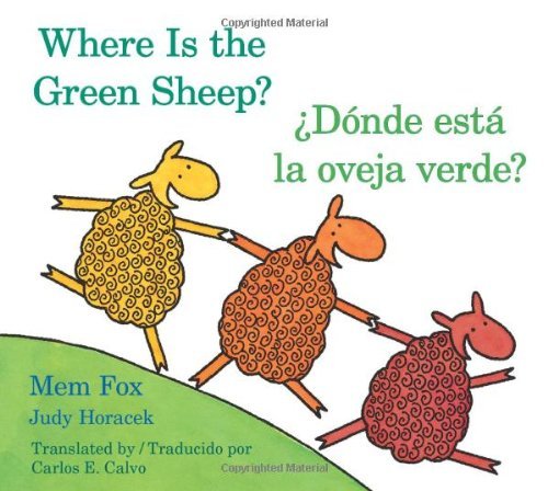 Cover for Fox Mem Fox · Donde esta la oveja verde? / Where Is the Green Sheep? (Tavlebog) [English And Spanish, Brdbk Blg edition] (2010)