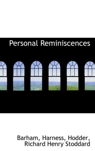 Cover for Barham · Personal Reminiscences (Paperback Book) (2009)