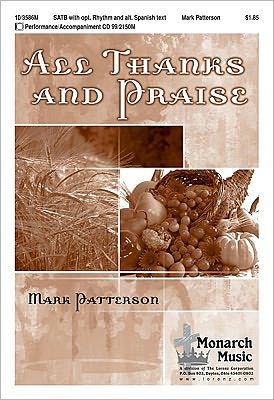 Cover for Mark Patterson · All Thanks and Praise (Sheet music) (2007)