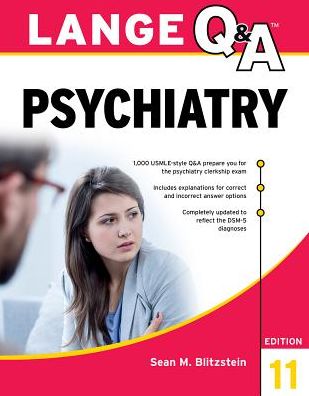 Cover for Sean Blitzstein · Lange Q&amp;A Psychiatry (Paperback Book) (2017)