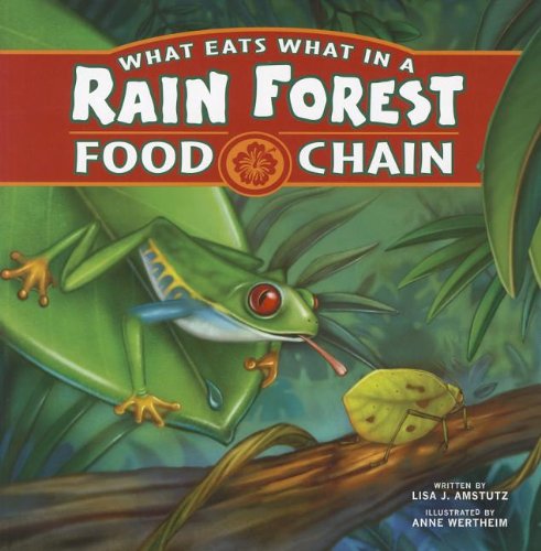 Cover for Lisa J. Amstutz · What Eats What in a Rain Forest Food Chain (Food Chains) (Paperback Book) (2012)