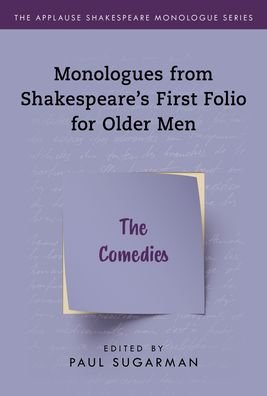 Cover for Neil Freeman · Comedies,The: Monologues from Shakespeare’s First Folio for Older Men - Applause Shakespeare Monologue Series (Pocketbok) [Annotated edition] (2020)
