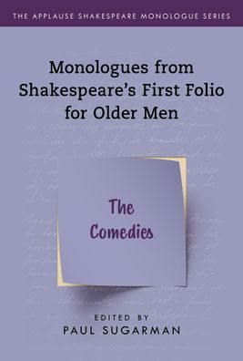 Cover for Neil Freeman · Comedies,The: Monologues from Shakespeare’s First Folio for Older Men - Applause Shakespeare Monologue Series (Taschenbuch) [Annotated edition] (2020)